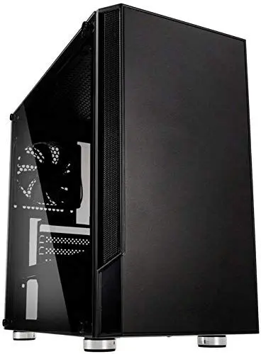 Produktbild: KOLINK Citadel Micro-ATX Gehäuse Computergehäuse, PC Hülle, PC Case, PC Gehäuse Klein, PC Gehäuse für Wasserkühlung, Computer Gehäuse, Schwarz, 2X Lüfter vorinstalliert schwarz
