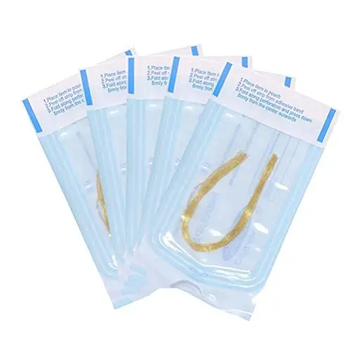 Produktbild: Kollagen Seidenfäden, Proteinfäden die Gesichtsstraffung, Feuchtigkeitsspendende Seidenfäden Lifting Fadenlifting zur Hautstraffung Hautpflege, 5 Packung (5 Packung)
