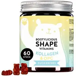 Produktbild: Kollagen & OPC Hochdosiert Gummibärchen - Shape Gummies - Straffe Haut - Bears with Benefits Bootylicious