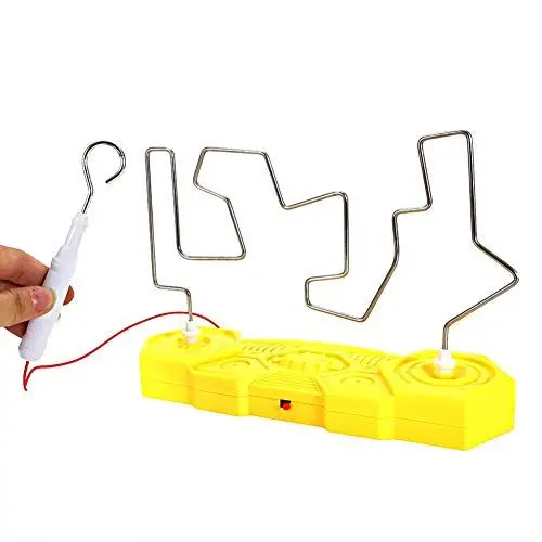 Produktbild: Kollisions-Elektroschock-Spielzeug, Lustiges Elektrisches Touch-Labyrinthspiel, Gehirnstimulierendes Musikalisches, Praktisches, Sicheres Spielzeug für die Schule (D126-1