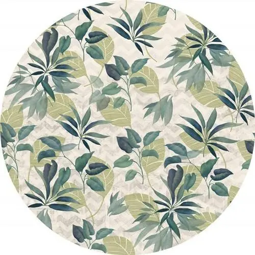 Produktbild: Komar DOT runde und selbstklebende Vlies Fototapete Leni - Ø Durchmesser 125 cm - 1 Stück - Tapete, Dekoration, Blumenmotiv, Floral, Wandtapete, Wandbild, Wandbelag, Designtapete - D1-053