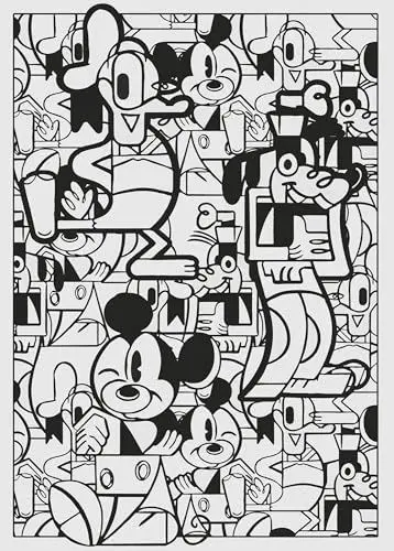 Produktbild: Komar Disney Vlies Fototapete - Mickey Constructive - Größe: 200 x 280 cm (Breite x Höhe) - Kinderzimmer, Tapete, Kindertapete, Wandtapete - IADX4-058