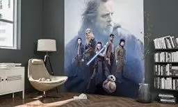 Produktbild: Komar Star Wars Vlies Fototapete LAST HOPE | 200 x 250 cm | Tapete, Wand, Kinderzimmer, Wohnzimmer Dekoration, Luke Skywalker, Rey | 031-DVD2