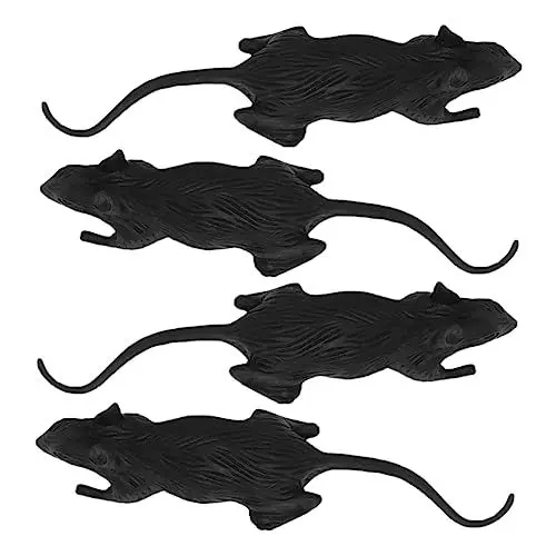 Produktbild: KOMBIUDA Halloween Party Essentials 100 Stücke Realistische Ratte Spielzeug Simulation Requisiten für Streiche