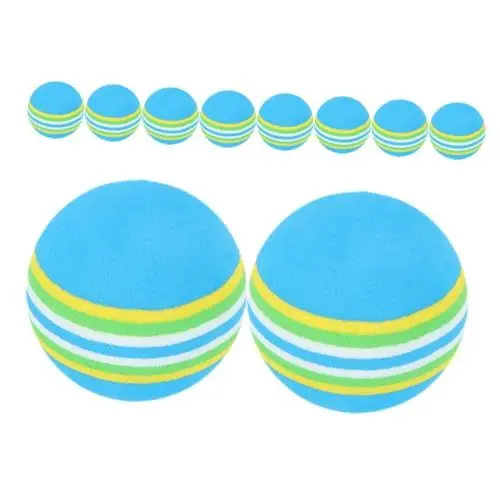 Produktbild: KOMBIUDA 10er-Pack Mehrfarbige Kugeln – Unputtable Golf Für Indoor-golfübungen Weiches Eva-Material Interaktives Spielzeug