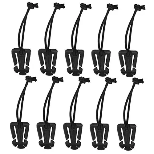 Produktbild: KOMBIUDA Gurtschnallen-set Mit 10 Gurtbandschnallenclips Mit Elastischer Schnur Für Taschen