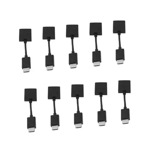 Produktbild: KOMBIUDA 10stücke Verlängerungskabel Adapterkabel Standard Männlich Zu Weiblich Anschlusskabel Für Tv Lcd Laptop Mit Vergoldeten Anschlüssen Und Dickwandigem Pvc