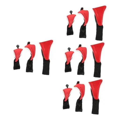 Produktbild: KOMBIUDA 12 STK Golf-Putter-Abdeckung Kopfmanschette für Golfschläger Golfer- Golf Headcover Golfschlägerhaube Golfzubehör Putterabdeckung für Golfschläger Golfkopfbedeckung Stoff