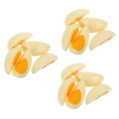 Produktbild: KOMBIUDA 15 STK Simulierte Gekochte Eier Stellen Sie Sich EIN Frühstücksei Vor Lebensmittelmodelle. Eier-Requisiten Frühstücksnahrungsmodelle Lebensmittel-Requisiten-Eier Ei-Modelle PVC