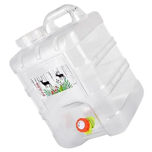 Produktbild: KOMBIUDA 15l Wandern Wasser Dispenser Auto Wasser Eimer Robust Kunststoff Outdoor Wasser Behälter Für Camping