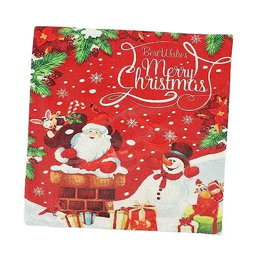 Produktbild: KOMBIUDA Weihnachtskissen Sofakissen Mit Weihnachtlichem Design Kissen Für Innen-Dekoration Geeignet Für Weihnachten Und Feiertage