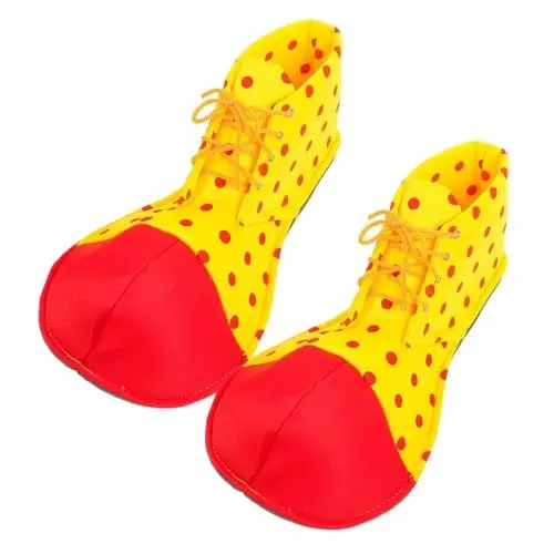 Produktbild: KOMBIUDA 1 Paar Witzige Clown-Hausschuhe Cosplay-Schuhe in Übergröße Für Kostümpartys Und Halloween-verkleidungen