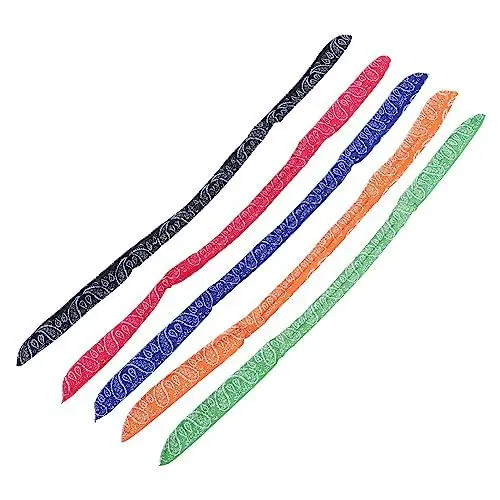 Produktbild: KOMBIUDA 1 Satz 5st Eisschal Kühltücher Für Hals Und Gesicht Kühlung Eiskalter Schal Bleiben Sie Kühl, Handtuchhals Hitzebeständig Kühlweste Kühlende Nackenwickel Wärmer Kühler Polyester