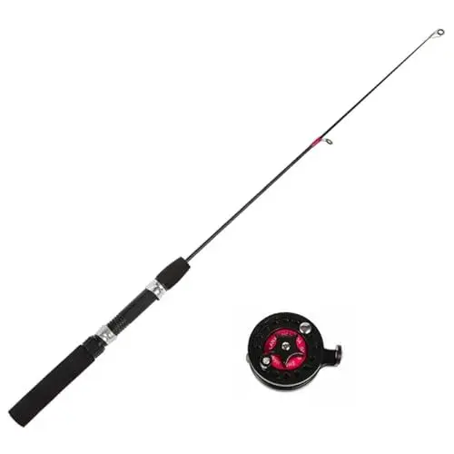 Produktbild: KOMBIUDA 1 Satz Angelrute Angelausrüstung Baitcaster Rollen Angelrollen Spinnrute Und Rolle Teleskopstangen Reiseruten Angelkombinationen Baitcaster-rute Und Rolle Fischrute Eva Black