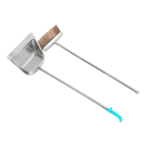 Produktbild: KOMBIUDA Besen-kehrschaufel-Set mit Ergonomischem Griff Besen und Kehrschaufelkamm für Effizientes Reinigen