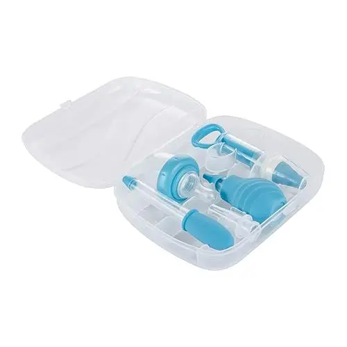 Produktbild: KOMBIUDA Medikamentenspender Satz Mit Kunststofspritzen Für Fütterung Von Babys Inkl Aufbewahrungsbox Für Milch Und Wasser