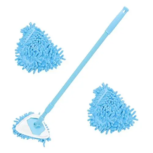 Produktbild: KOMBIUDA 1 Satz Mini-Mopp dreieckiger wischmopp dehnungsstab Mops für die Bodenreinigung Bodenreiniger-Mopp Mopps Dreiecksmopp zum Reinigen dreieckiger Verstellbarer Schwenkmop Chenille