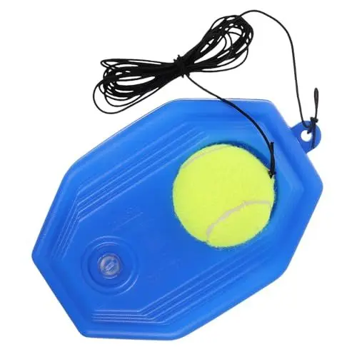 Produktbild: KOMBIUDA 1 Satz Tennistrainer Tennis-übungs-rebounder Tennis-trainingsball Tennis-zugbasis Tennis-trainingsset Tennis-trainingsbasis Tennis-übungsgerät Suite Sport Gummi Individuell