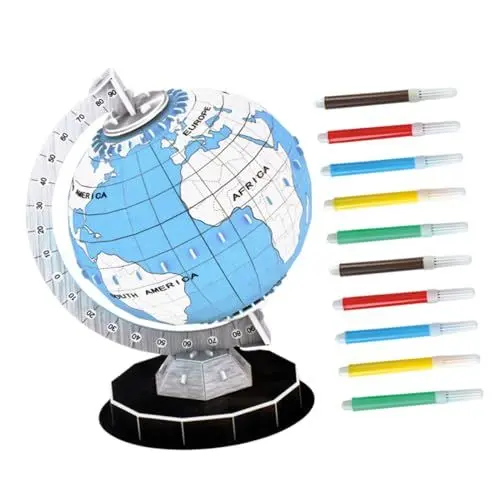 Produktbild: KOMBIUDA 1 Satz 3D-Puzzle Für Kleinkinder Pädagogisches Puzzle Zum Zusammenbauen Lernspielzeug Mit Tragbarem Design Ohne Scharfe Kanten