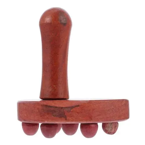 Produktbild: KOMBIUDA 1stück Holz-massageroller Ganzkörper-massagegerät Aus Holz Mit Fußform Und Runden Kanten Für Sanfte Anwendung Multi-funktions-massager Für Tägliche Entspannung Und