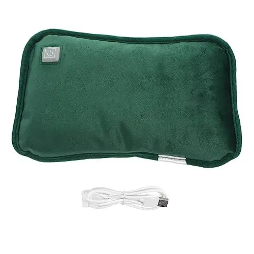 Produktbild: KOMBIUDA 1stk Usb Handwärmer Wiederaufladbarer Taschenwärmer Elektrische Wärmflasche Elektrowerkzeuge Warmwasserbeutel Fußwärmer Für Den Winter Wärmflaschentasche Hals Wärmflasche Flanell