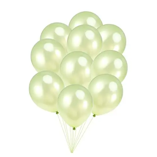 Produktbild: KOMBIUDA 20 Stück 12 Hochzeitsballons Hochzeitsdeko Latexballons Partydekoration Partyballons Partyzubehör Green