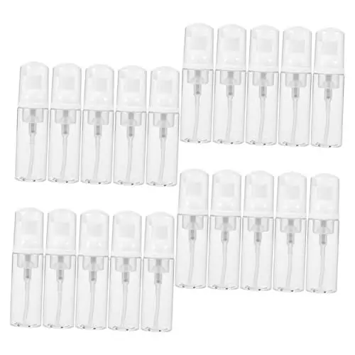 Produktbild: KOMBIUDA 20 Stück Mousse Flasche Spülmittelspender Schaumflasche Handflaschen Schäume Pumpflasche Seifenschaumspender Schaumseifenpumpe Leere Pumpflaschen Badezimmer