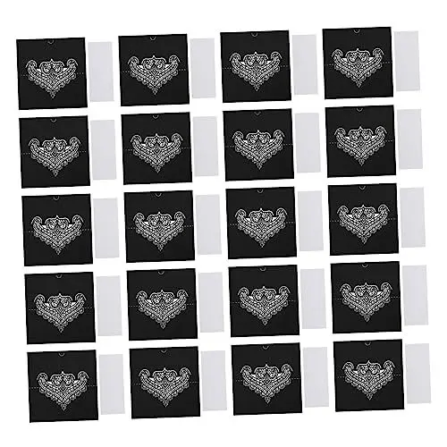 Produktbild: KOMBIUDA 20 Stück Tischplatzkarten Platzkarten Für Hochzeit Party-tischsitzplatzkarten Papiersitzkarten Mit 3d Spitzen Design
