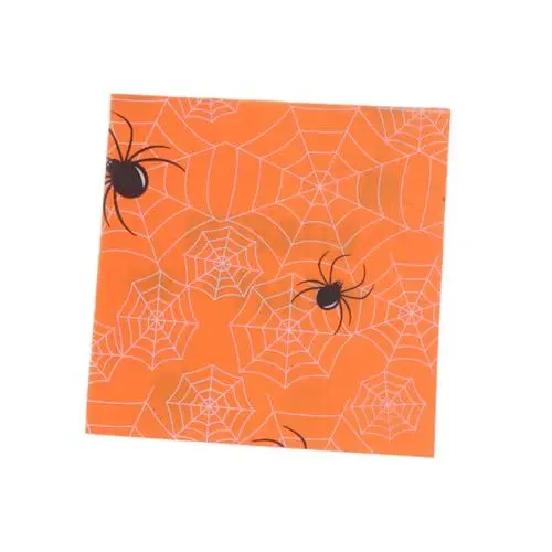 Produktbild: KOMBIUDA Papierserviette Halloween Spinne Einweg-papiergeschirr Für Party-karnevalsfestivals Partyzubehör Halloween-geschirr Niedliches Design