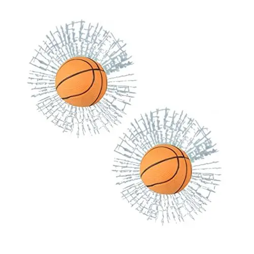 Produktbild: KOMBIUDA 3d-muster Autoaufkleber Selbstklebende Basketball Thema Aufkleber