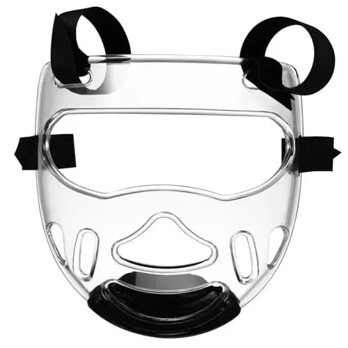 Produktbild: KOMBIUDA 2St Taekwondo- Taekwondo Gesichtsmaske Schutzhelm für Kampfsport Gesichtsmaske für Kinder klarer Gesichtsbedeckung Schutzmaske Taekwondo-Sparring-Ausrüstung