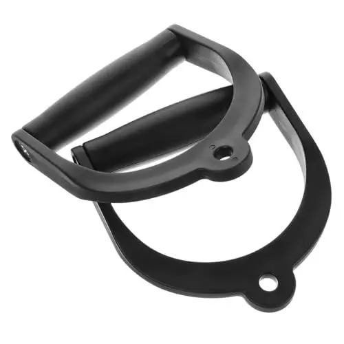 Produktbild: KOMBIUDA 2St Vogelgriff Kabelgriff Gummigriffe Zugseilgriff Hantelgriff Fitnesszubehör für Kabelzug Übungsgriffe Griffbefestigung Kabelmaschinengriff Fitnessgriffe für Kabel pp Black