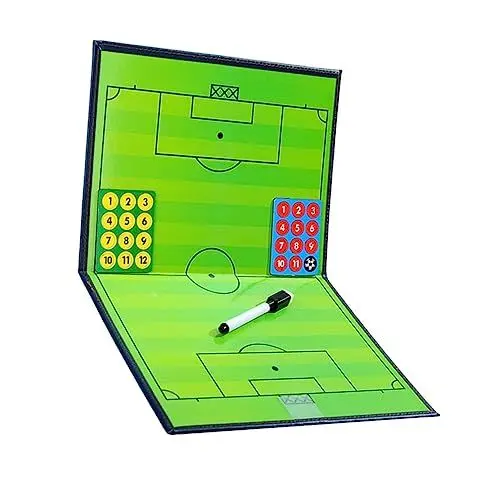 Produktbild: KOMBIUDA Wiederverwendbares Fußball-klemmbrett Mit PVC-whiteboard Trocken Abwischbare Tafel Für Teamstrategie