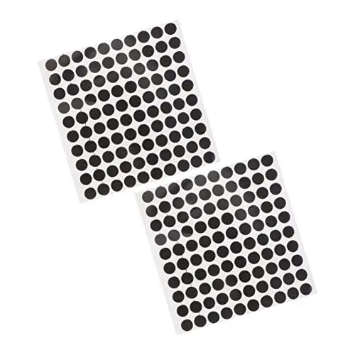 Produktbild: KOMBIUDA Billardtisch-markierungspunkte 2er-Pack Billardtisch Schwarze Aufkleber Spielhilfe Selbstklebend Platzsparendes Design