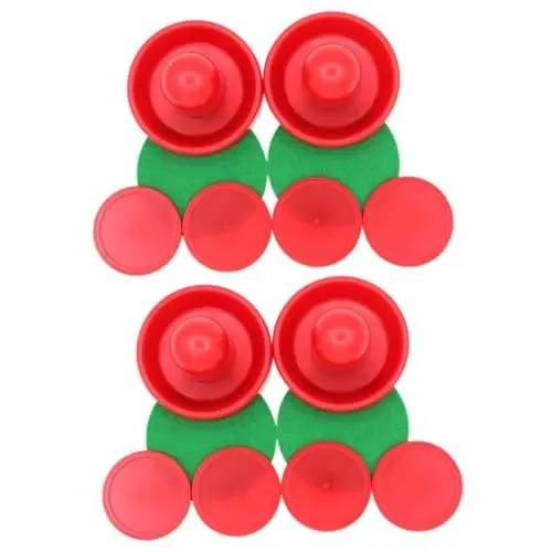 Produktbild: KOMBIUDA 2 Sätze Tischhockey Pucks Hockey Puck Airhockey Ersatzteile air Hockey Table Ice Hockey Air-Hockey-Schläger Teil Eishockey professioneller Airhockey-Pusher Tisch-Airhockey Abs