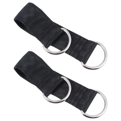Produktbild: KOMBIUDA 2 Stk Zubehör Für Fitnessgeräte Pullup-bänder Für Den Innenbereich Gymnastik-ringgürtel Zugbänder Für Die Übung Fitness-hängeriemen Gummi Übung Bands Erdfarben Gurt Nylon-edelstahl