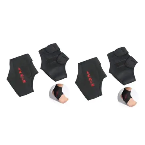 Produktbild: KOMBIUDA 2 Stücke Paar Thermal Ankle Pad Knöchel Unterstützung Für Laufen Selbst Heizung Gürtel Klammer Für Elastische Haken Gürtel