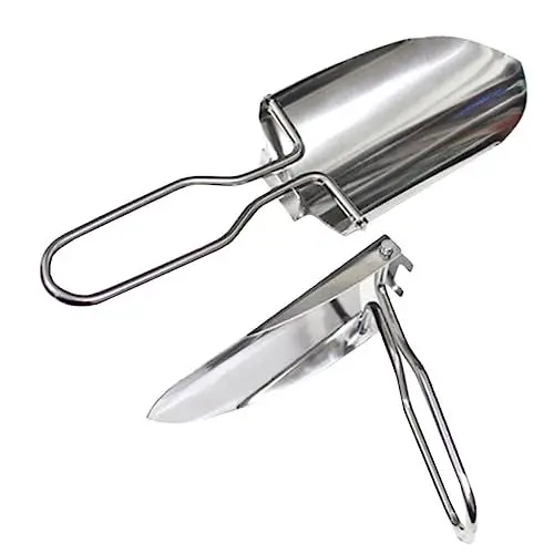 Produktbild: KOMBIUDA 2 Stück Schaufel Handkelle Gartenkelle Gartengeräte Gartenspaten Gartenbedarf Gartenhandwerkzeuge Wanderkelle Gartenkelle Gartenwerkzeug Handrechen