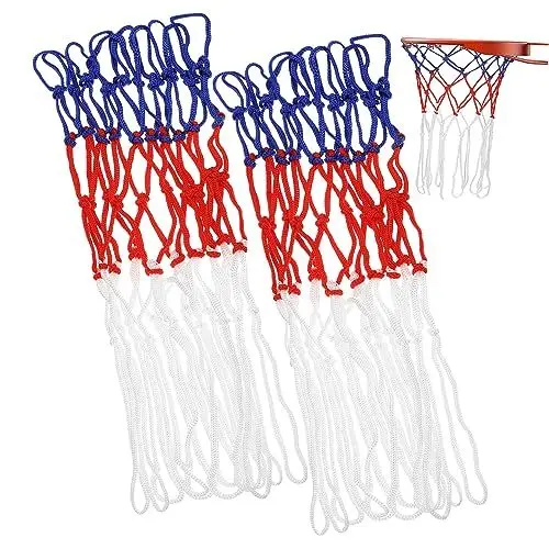 Produktbild: KOMBIUDA 2st Basketball-Netz Schießen Korbball Basketballkorbständer Basketballkorb Und Ständer Reifen Spiel Schwimmbad Basketballständer Ziel Ersatznetz Basketbälle Netze Schuss Nylon