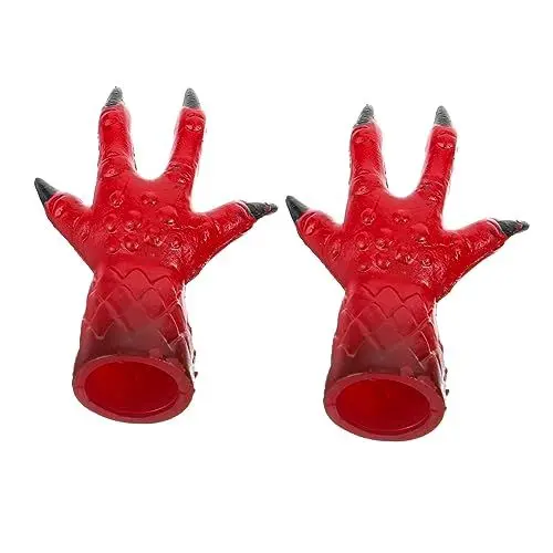 Produktbild: KOMBIUDA 2-teilige Realistische Finger-kunststoffabdeckungen Falsche Finger Für Halloween-Horror-Dekoration Mottopartys Und Maskeraden