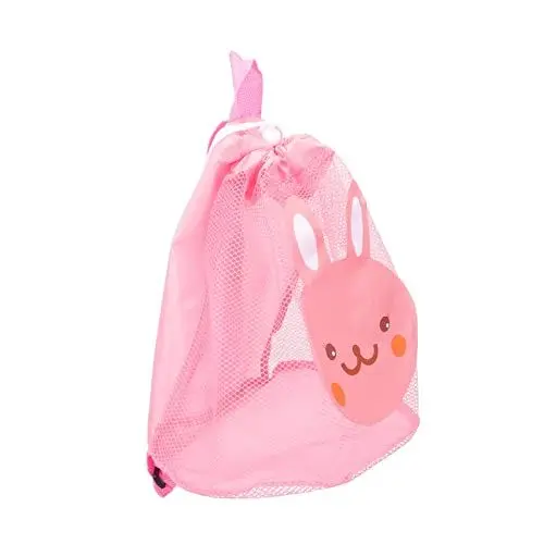 Produktbild: KOMBIUDA 2 Stück Cartoon-Strandtasche Aus Netzstoff für Kinder Aufbewahrung für Spielzeug Strandutensilien Leicht Zu Reinigen