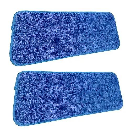 Produktbild: KOMBIUDA 2st Wischtuch Ersetzen Mikrofaser-sprühmop Flachmop-ersatzpad Trockene Mopps Mop-ersatznachfüllungen Waschbares Pad Aus Mikrofaser Reinigungsmopps Mikrofasermopp Sprühmopp Blue