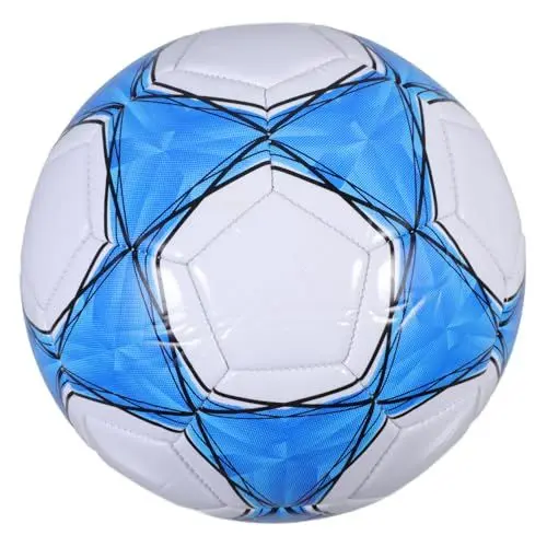 Produktbild: KOMBIUDA 3 Fußballkinder Mädchen Fußball Fußbälle üben Kinder fußball Mini-Fußball sportgeräte für Kinder fußballtraining fußball Training Outdoor-Sport für Kinder Außenfußball PVC Blue