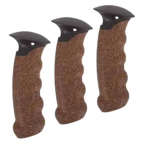 Produktbild: KOMBIUDA 3-teiliger Wanderstockgriff Aus Kork Ersatz Für Trekkingstöcke Skistöcke Ergonomischer Griff – Für Outdoor-aktivitäten