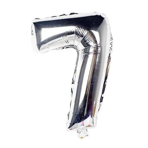 Produktbild: KOMBIUDA 40 Zoll Silberner Zahlenballon Für Geburtstagsdekorationen Partyballons Aus Aluminiumfolie Foto-requisiten Jumbo-festivaldekor Für Feiern