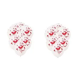 Produktbild: KOMBIUDA 48 Stk Latexballons Halloween Blutige Luftballons Halloween Gruselige Luftballons Spukhaus Ballons Halloween-partyballons Halloween-hängedekoration Gruselige Halloween-luftballons