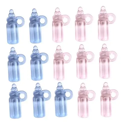 Produktbild: KOMBIUDA 48st Babyflasche Aus Acryl Kleine Futterflasche Baby-dusche-Flaschen Mini-babyflaschen Schokoladenbehälter Mini-süßigkeitsflasche Aus Acryl Charme Kleine Flasche Neugeboren