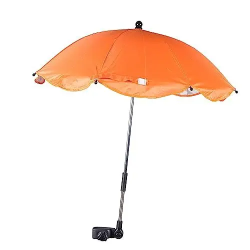 Produktbild: KOMBIUDA 4 Stück Kinderwagen Regenschirm leichter tragbarer Stuhl kinderwagen zubehör stroller accessories zubehör für kinderwagen auto sonnenschutz stuhlhussen Regenschirm für Kinderwagen