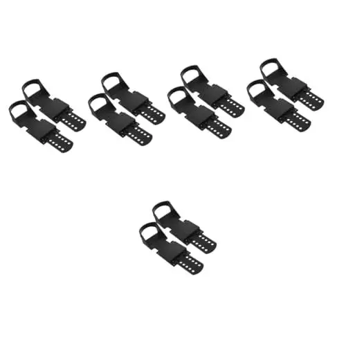 Produktbild: KOMBIUDA 5 Paare Rudermaschine Pedale Fahrrad Rudern Sitz Heimtrainer Reisezubehör Zubehör Für Pedal Für Trainingsrudergerät Pedal-rudergerät Ausübung Der Gallenwege Plastik Black