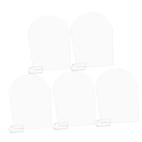Produktbild: KOMBIUDA 5 Set Acryl Empfang Zeichen Steht Tisch Einstellung Hochzeit Ort Karten Leere Zeichen